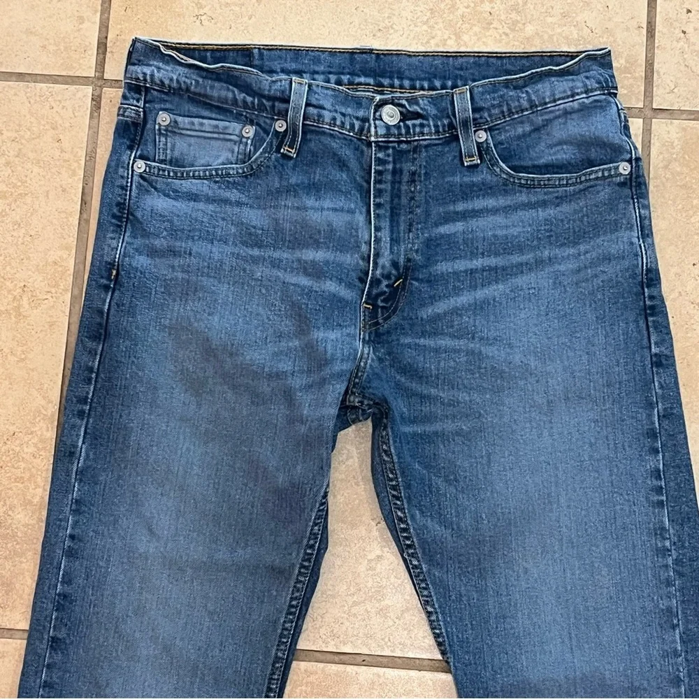Levi's‎ 513 Slim Straight Jeans Blue Denim 32x30 Skater Clean Girl Western